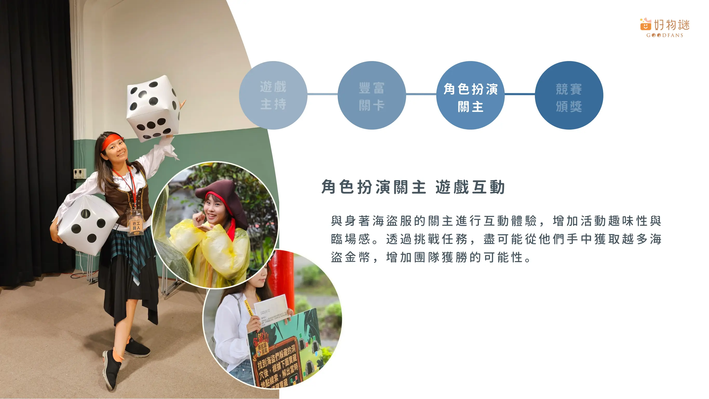 team building 活動 |室內團體遊戲 現場角色扮演關主畫面